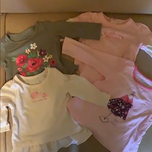 4 long sleeve size 6 months shirts’
